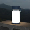 Moderne Einfachheit Wasserdichte Tragbare Kunststoff ABS Zylinder LED Tischlampe Außenbeleuchtung Für Außenpatio