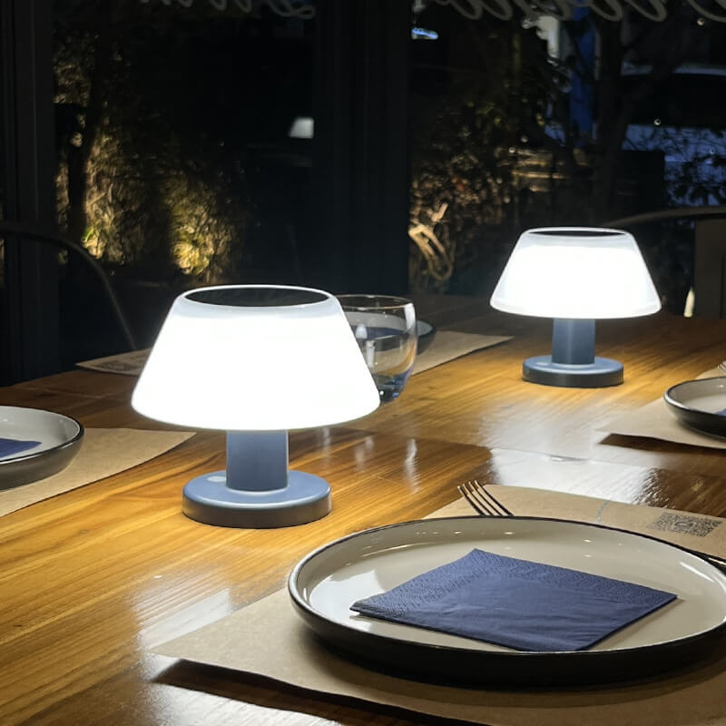 Outdoor Solar Kreative Pilz LED Nachttischlampe