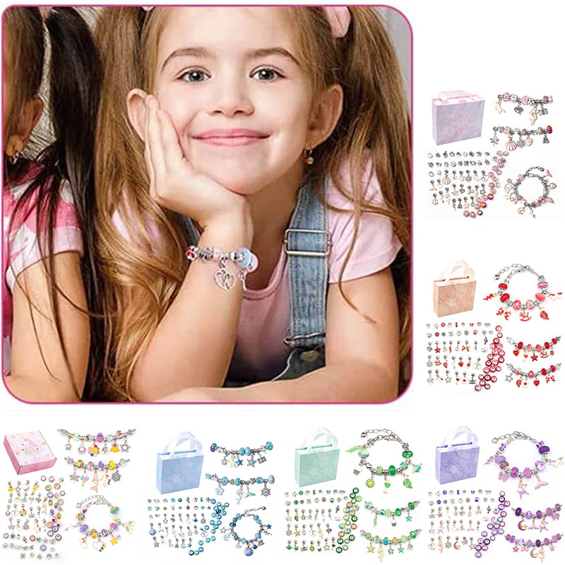 SparkleCraft™ | Kristall-Charm-Armband-Set