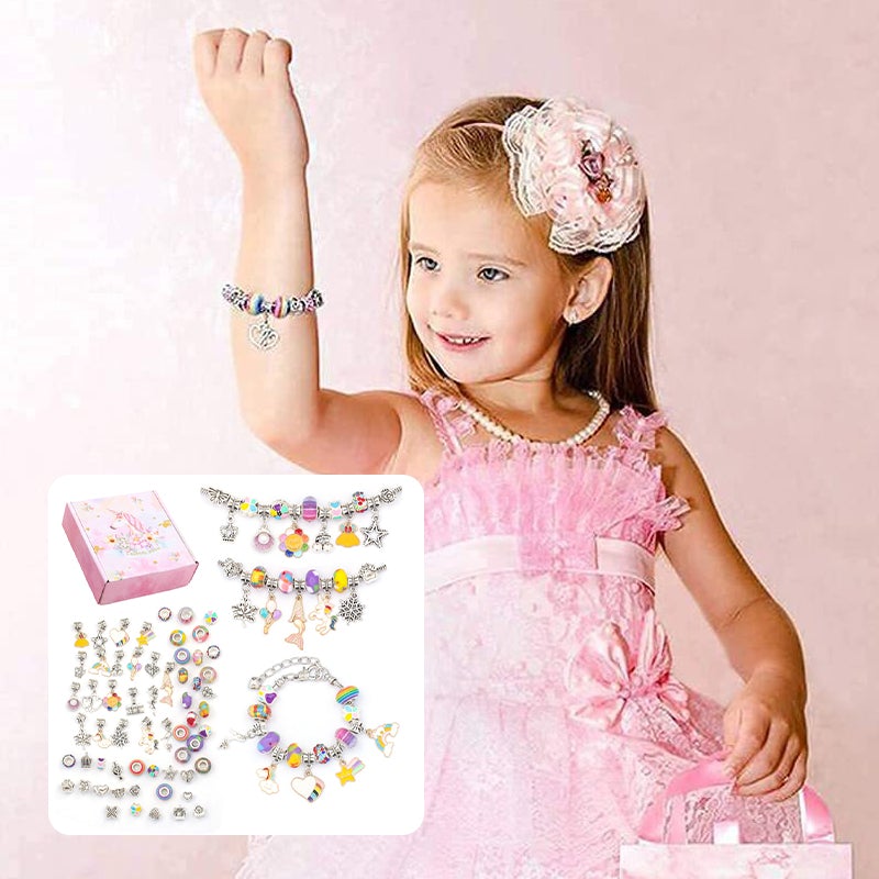 SparkleCraft™ | Kristall-Charm-Armband-Set