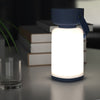 Moderne Einfachheit Wasserdichte Tragbare Kunststoff ABS Zylinder LED Tischlampe Außenbeleuchtung Für Außenpatio