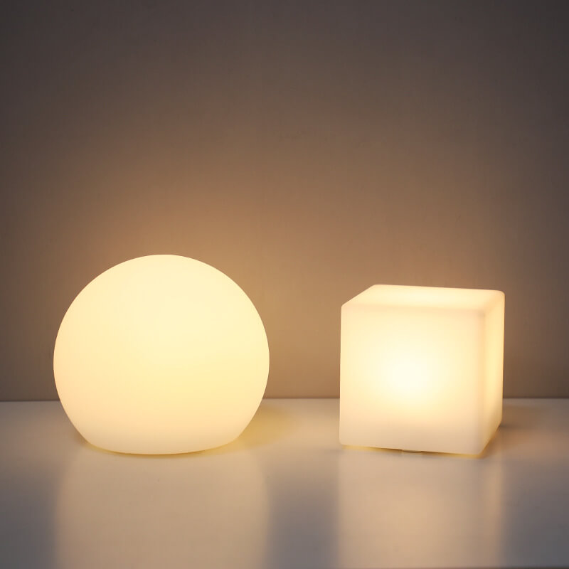 Kreative Geometrie PE Batterie Fernbedienung Nachtlicht Dekorative Tischlampe