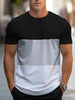 Michael – trendiges farbblock-t-shirt für den sommer