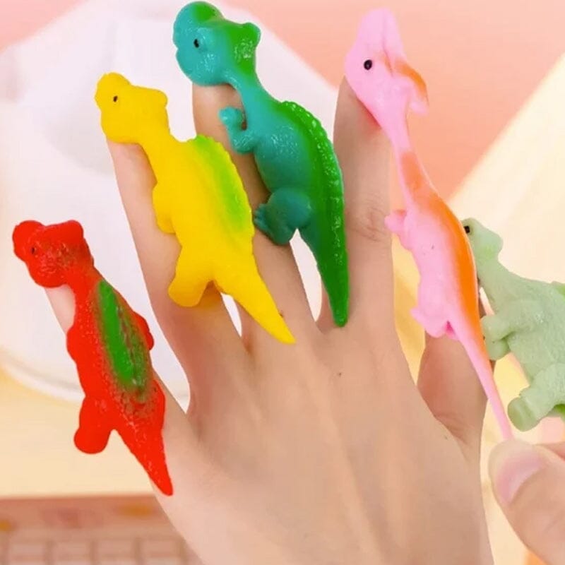 5+5 GRATIS | DinoShot™ Schleuder Dinosaurier Fingerspielzeug