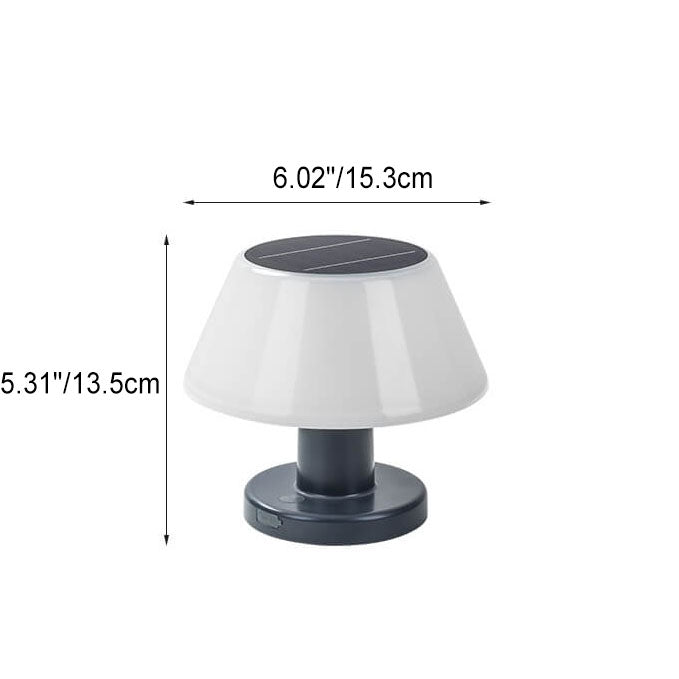 Outdoor Solar Kreative Pilz LED Nachttischlampe