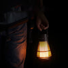 Wasserdichter Kunststoff-Hohlstab-Lampenschirm LED Bluetooth-Lautsprecher Außenlampe