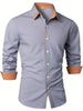 James – lässiges langarmshirt für herren