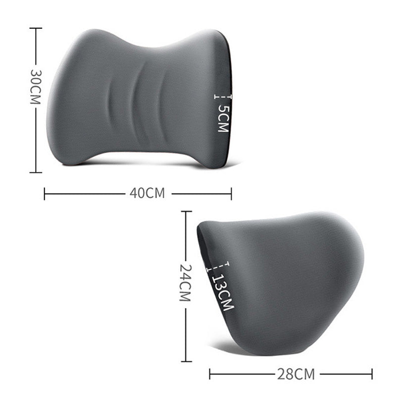 Ergonomische Kopfstütze und Lendenkissen