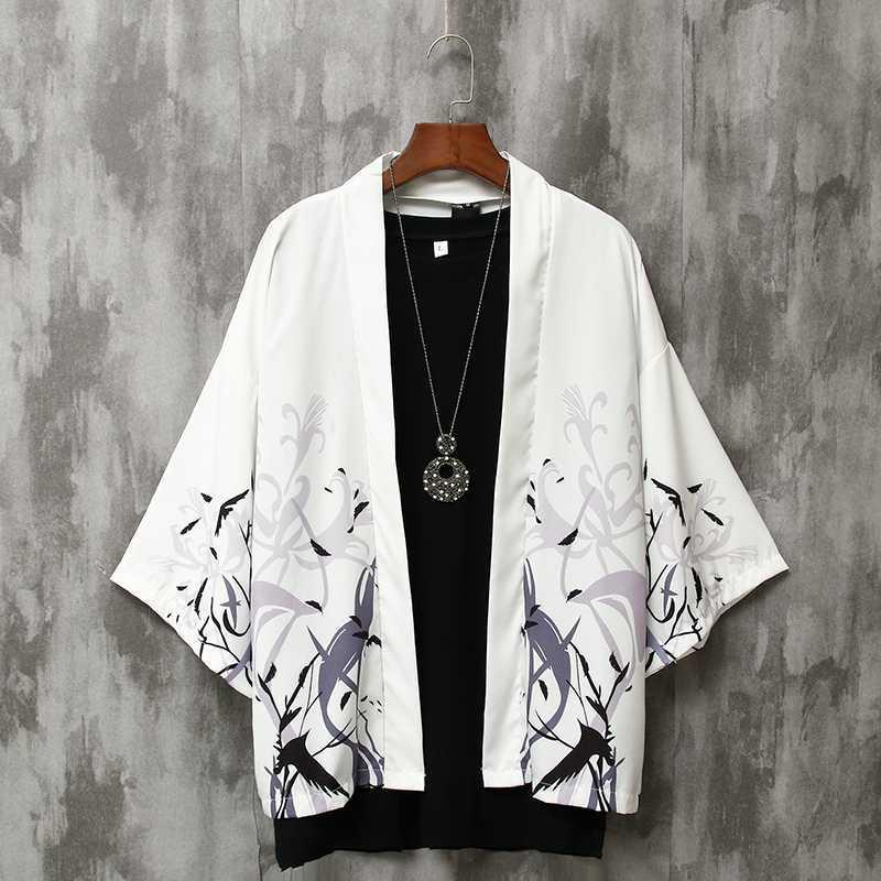 Eric – lässiges, locker sitzendes hemd im kimono-stil für herren