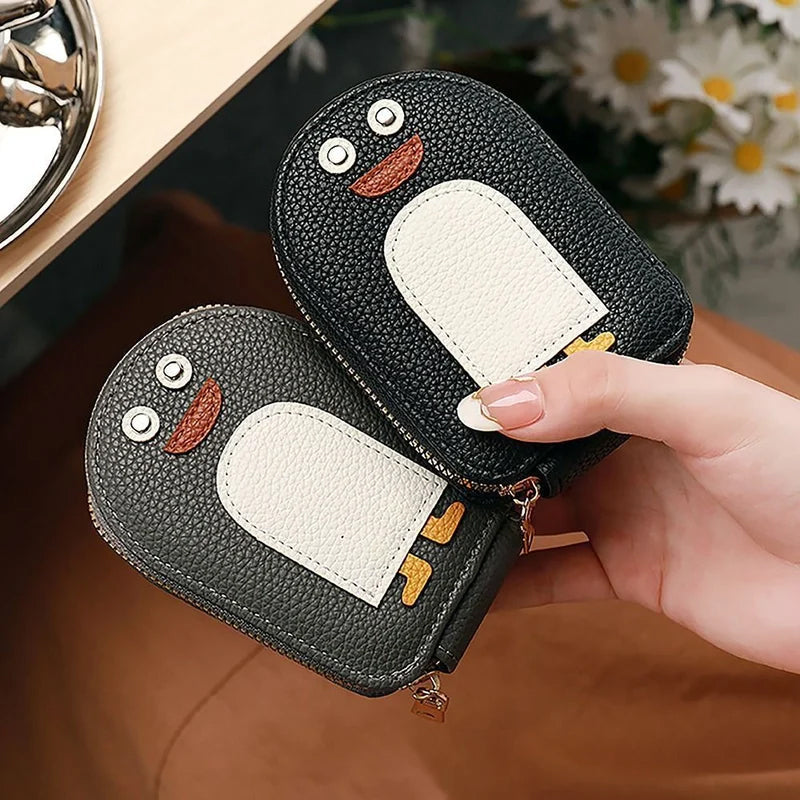 1+1 GRATIS | PinguWallet™ Niedliche Pinguine PU-Kreditkarteninhaber Brieftasche