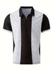 Liam – farbblockiertes golfshirt mit viertelreißverschluss