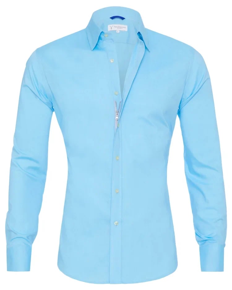 Jürgen™ - Oxford Stretch Zipper Blouse