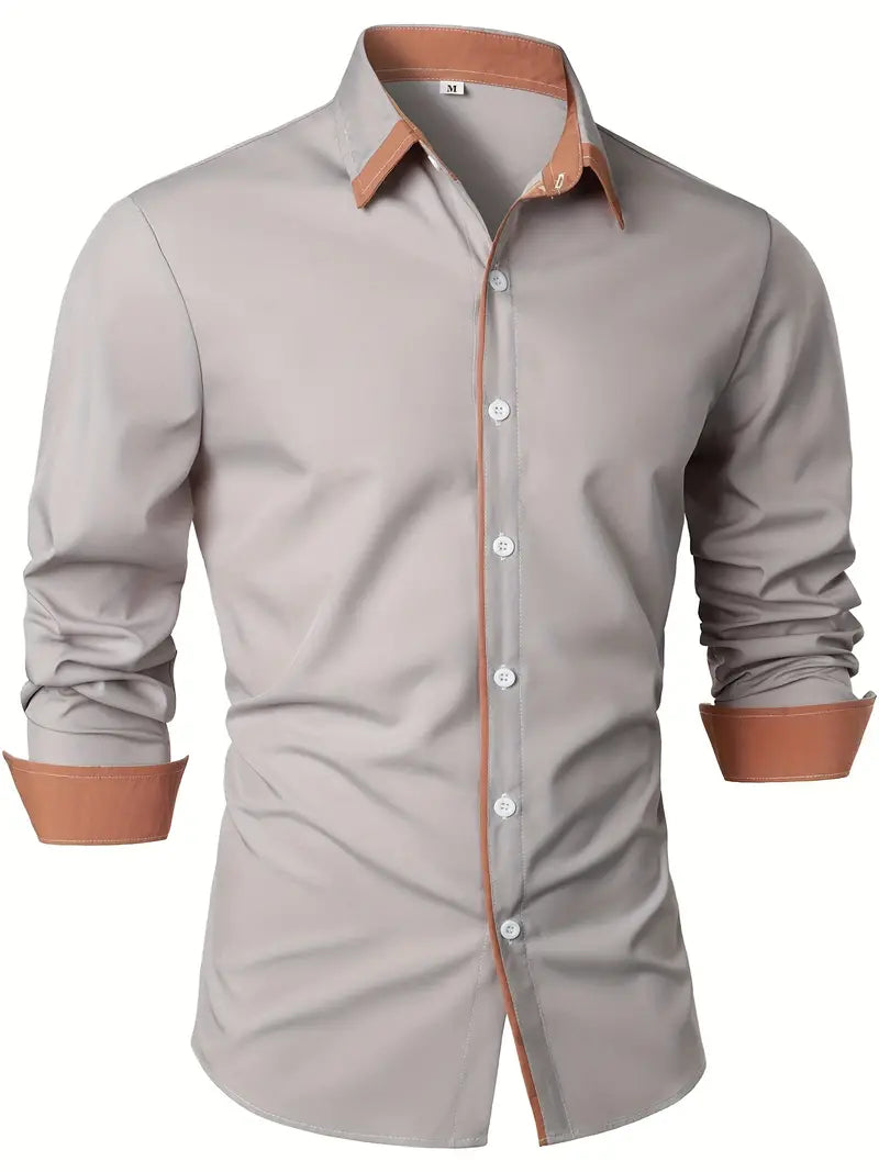 James – lässiges langarmshirt für herren