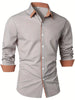 James – lässiges langarmshirt für herren