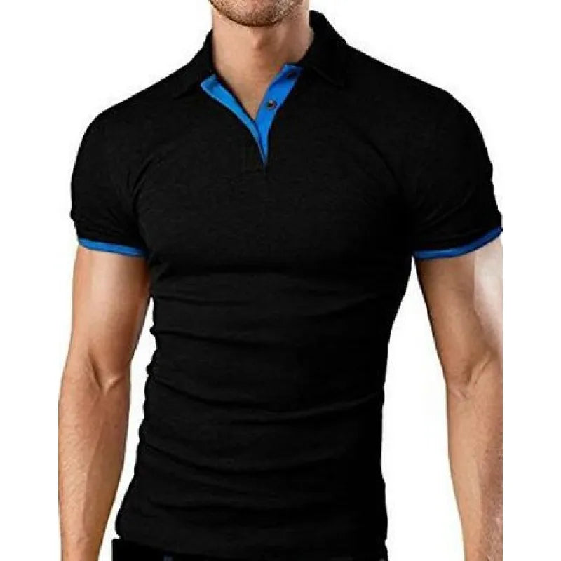 William – lässiges colorblock-shirt für herren