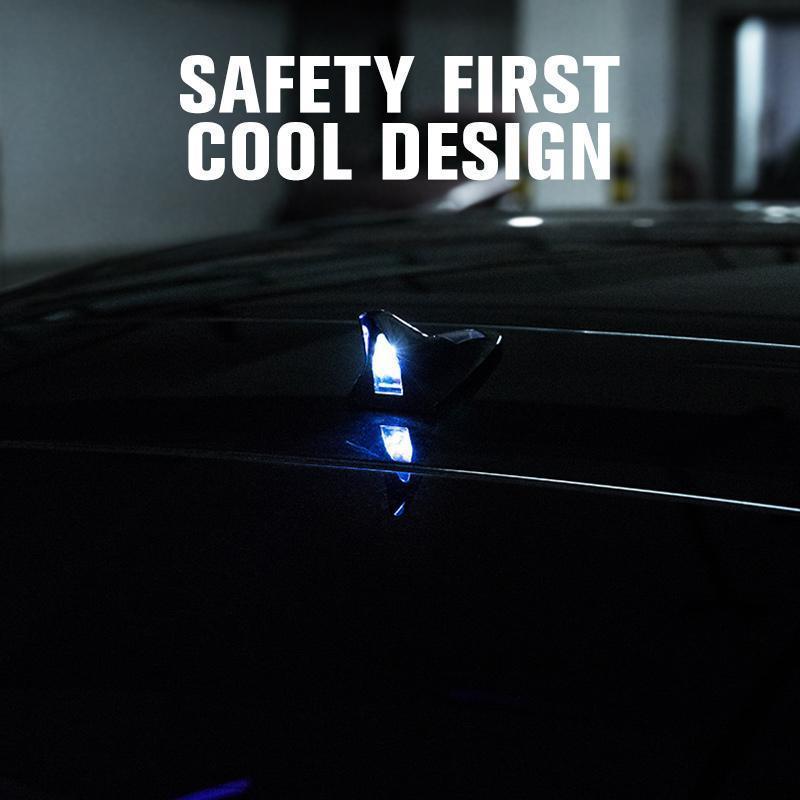 SolarFin™ - Solarstrom Auto Haifischflossen-Dachantenne LED-Blitzlicht