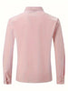 Owen – lässiges langarmshirt in volltonfarbe