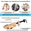 TimberStride™ - Hölzerne Werkzeuge für breite Schuhe