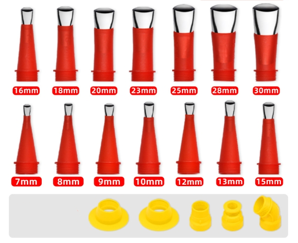 Universeller integrierter Gummidüsen - Werkzeugsatz