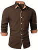 James – lässiges langarmshirt für herren