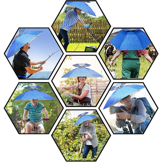 ShadeCap™ - Outdoor-Regenschirm mit doppelter Schirmfläche!