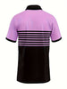 Mason – golf-t-shirt mit streifendruck