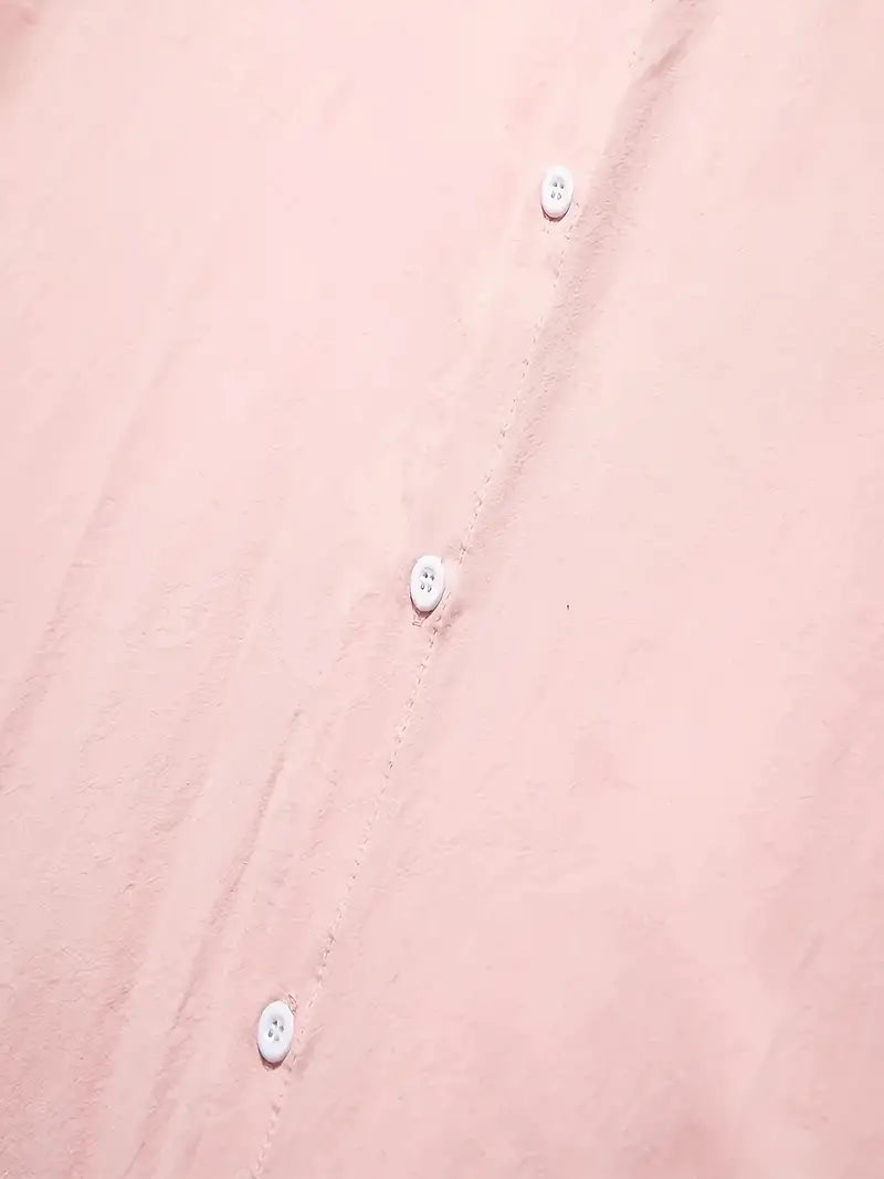 Owen – lässiges langarmshirt in volltonfarbe