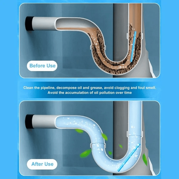 1+1 GRATIS | PipeClean™ Der mächtige Abflussreiniger-Stick