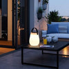 Moderne Minimalistische Solar Wasserdichte Tragbare PE Runde Zylinder Kegel LED Außenlicht Für Außenbereich