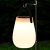 Moderne Minimalistische Solar Wasserdichte Tragbare PE Runde Zylinder Kegel LED Außenlicht Für Außenbereich