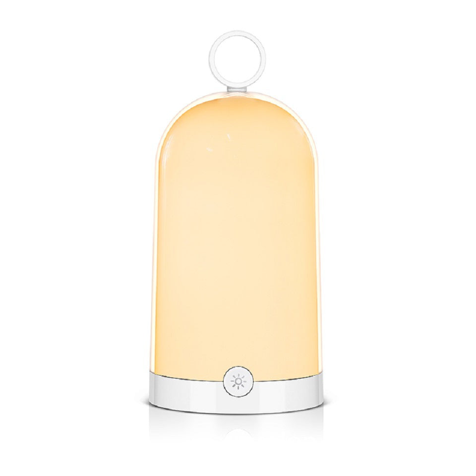 Moderne Einfachheit Wasserdichte Wiederaufladbare Zylinder ABS PC LED Tischlampe Außenlicht für Garten