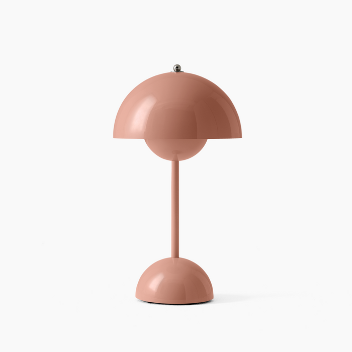Fleur LED Tischlampe - Elegantes kabelloses Design, Ikonischer 60er-Jahre-Stil, Dimmbares Licht, Moderne Wohnkultur