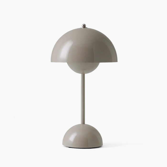 Fleur LED Tischlampe - Elegantes kabelloses Design, Ikonischer 60er-Jahre-Stil, Dimmbares Licht, Moderne Wohnkultur