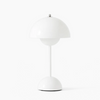 Fleur LED Tischlampe - Elegantes kabelloses Design, Ikonischer 60er-Jahre-Stil, Dimmbares Licht, Moderne Wohnkultur