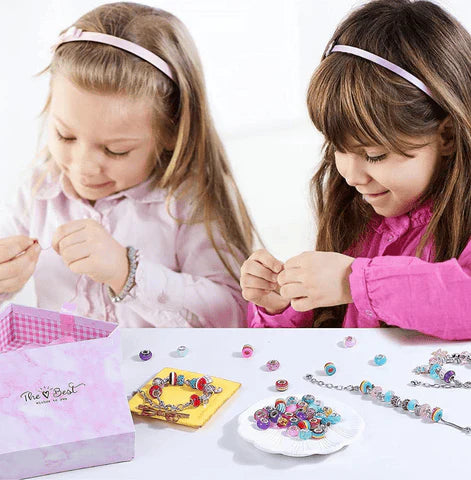 SparkleCraft™ | Kristall-Charm-Armband-Set