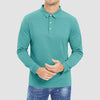 Eamon – blaues golfshirt für herren