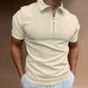 Jason – lässiges herren-poloshirt mit reibverschluss