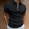 Jason – lässiges herren-poloshirt mit reibverschluss