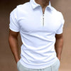 Jason – lässiges herren-poloshirt mit reibverschluss