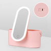 GlamBox™ - Tragbarer LED-Kosmetikspiegel mit Stauraum