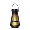 Wasserdichter Kunststoff-Hohlstab-Lampenschirm LED Bluetooth-Lautsprecher Außenlampe