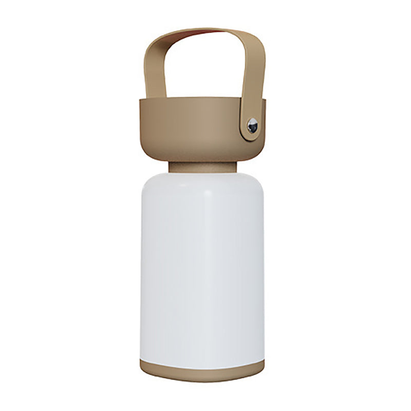 Moderne Einfachheit Wasserdichte Tragbare Kunststoff ABS Zylinder LED Tischlampe Außenbeleuchtung Für Außenpatio