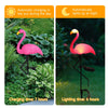 1+1 GRATIS | Glowingo™ Bunte Solarleuchte in Flamingoform