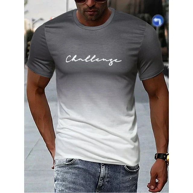 Tate | vintage-t-shirt mit farbverlauf für herren