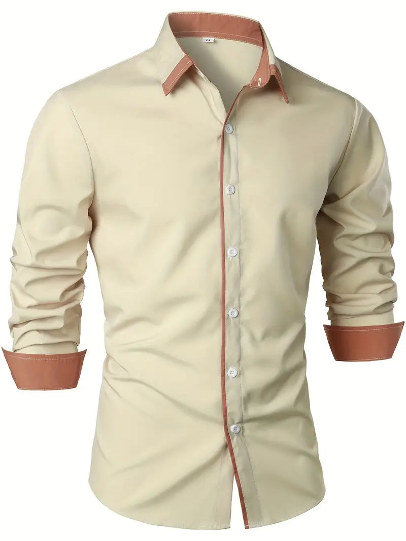 James – lässiges langarmshirt für herren