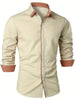 James – lässiges langarmshirt für herren