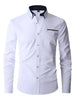 Kevin – klassisches button-up-hemd für herren