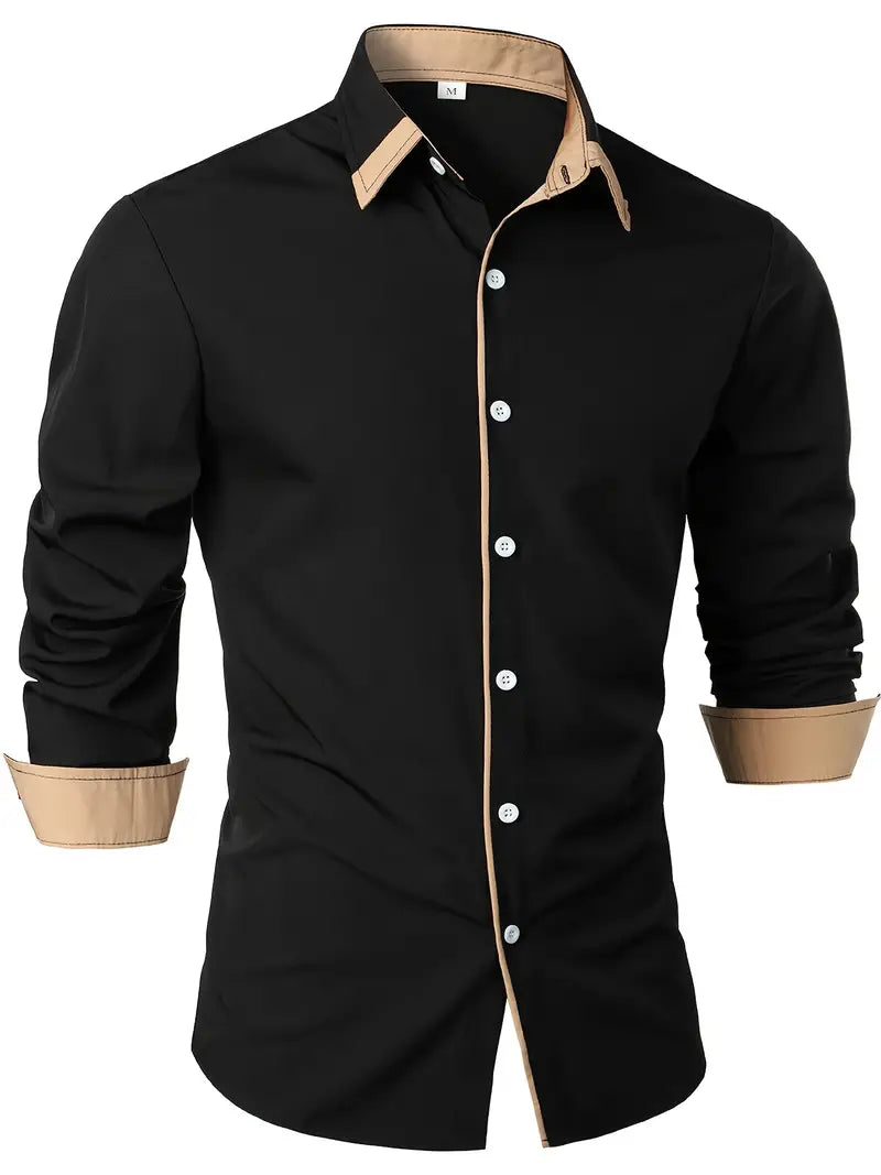 James – lässiges langarmshirt für herren