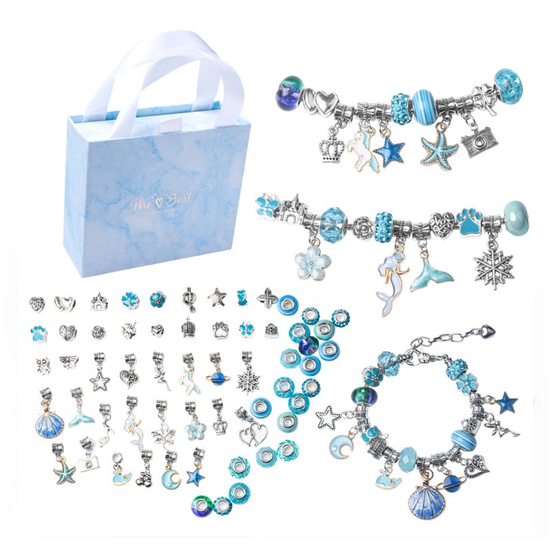 SparkleCraft™ | Kristall-Charm-Armband-Set