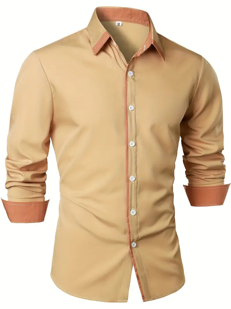 James – lässiges langarmshirt für herren